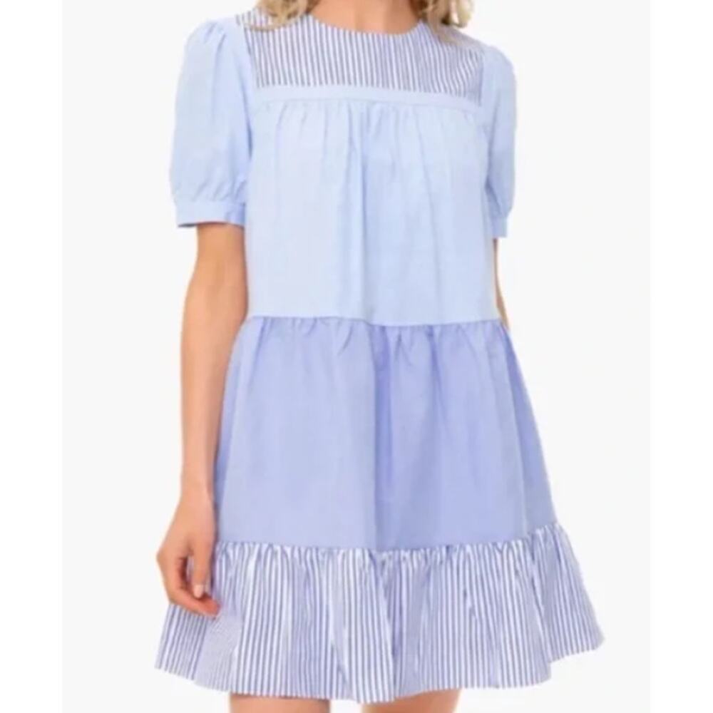 TUCKERNUCK Pomander Place Quinn Dress Size XS Lined Tiered Preppy